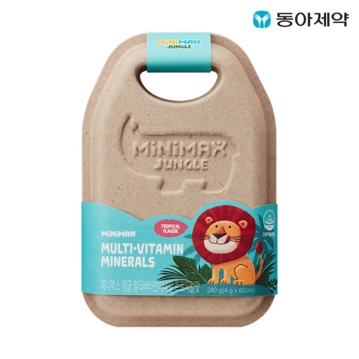 [동아제약] 미니막스 정글 멀티비타민 미네랄 트로피컬 맛